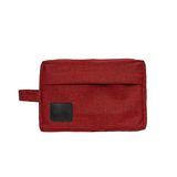 Toiletry bag with front compartment and handle