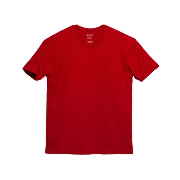 CAMISETA DE HOMBRE CON CUELLO REDONDO 100 % ALGODÓN PEINADO 