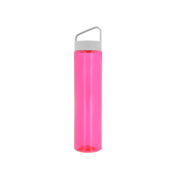 Plastic Translucent Cylinder With Screw-on Lid