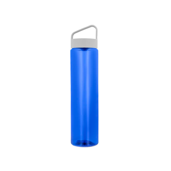 Plastic Translucent Cylinder With Screw-on Lid