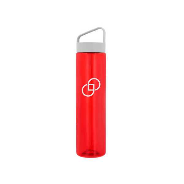 Plastic Translucent Cylinder With Screw-on Lid