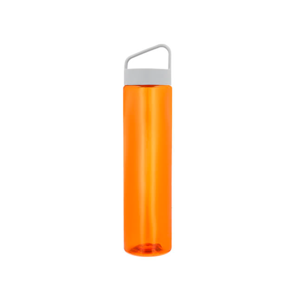 Plastic Translucent Cylinder With Screw-on Lid