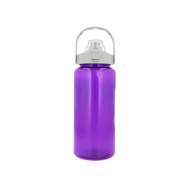 Lid and Straw Plastic Cylinder