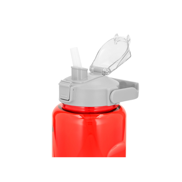 Lid and Straw Plastic Cylinder